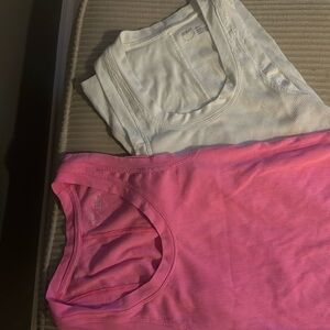 Aerie XS tank tops.  1 pink/1 white. Barely worn.